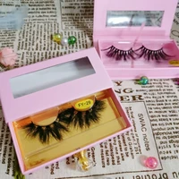 5d false lash extension supplies cosmetics makeup lashes natural real wispy soft eyelashes box package wholesale dropshipping