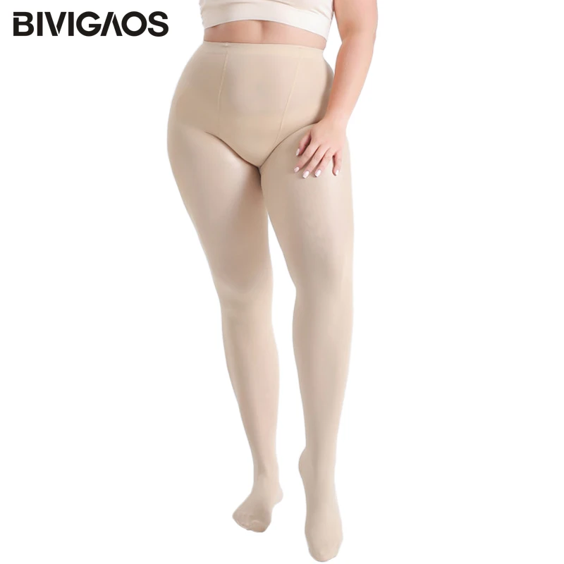 BIVIGAOS новые женские бархатные колготки с арбузным шаговым швом супер эластичные