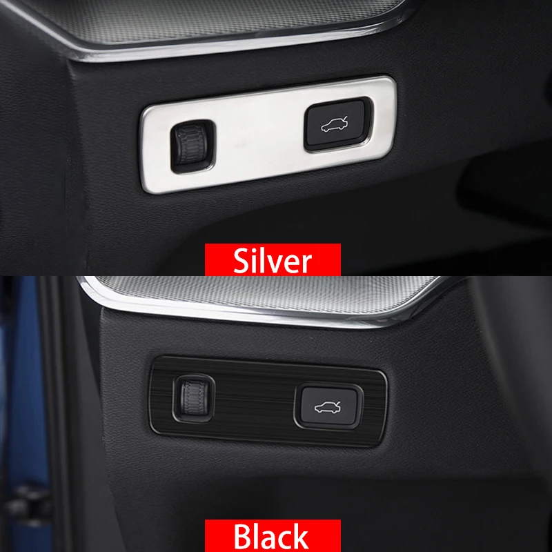 

For Volvo XC60 XC90 XC40 S90 V90 2018 2019 2020 Stainless Steel Car Headlight Switch Sequin Headlight Adjust Cover Trim Sticker
