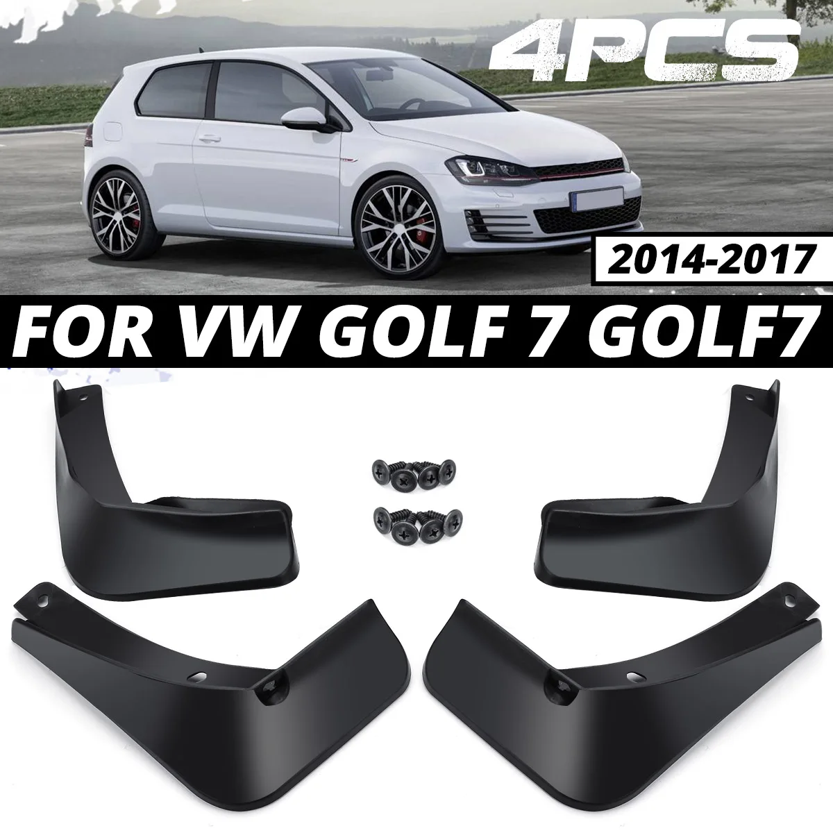 Брызговики для VW Golf 7 MK7 2014 2015 2016 2017|Грязезащита| |