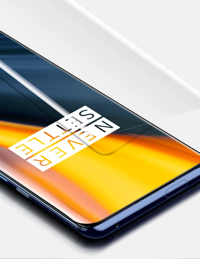 Lamorniea УФ закаленное стекло для Oneplus 7T Pro 100D УФ полный жидкий клей протектор экрана для Oneplus 7 Pro UV Полный Клей Стекло