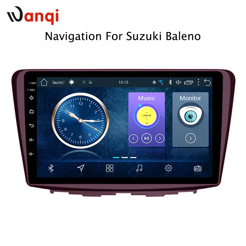 Горячая Распродажа 9 дюймов wanqi 8 1 автомобильный Dvd Gps плеер для Suzuki Baleno 2015 2018