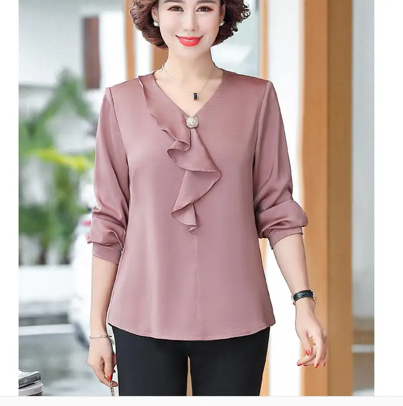 

Женская рубашка с длинным рукавом, весна-осень 2021