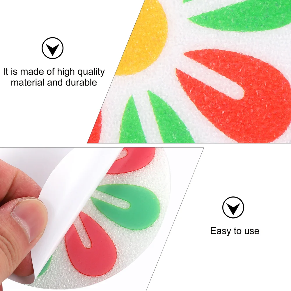 

10pcs Anti Skid Shower Stickers Bathtub Self-Adhesive Tape Strips with Scraper