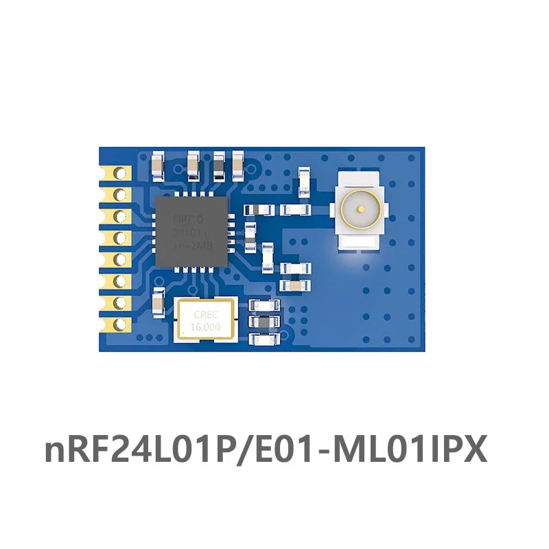 E01 ML01IPX nRF24L01P 2 4 ГГц 1 мВт IPX штамп антенна отверстия IoT uhf беспроводной