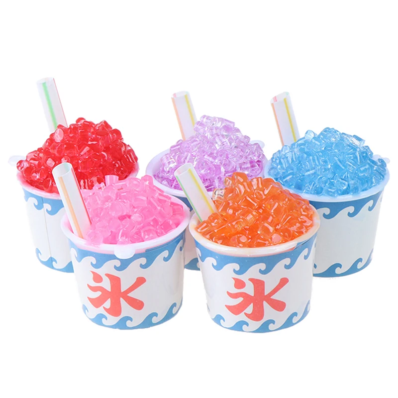 Кукольный домик миниатюра напиток чашки мороженого Набор Модель ролевые игры