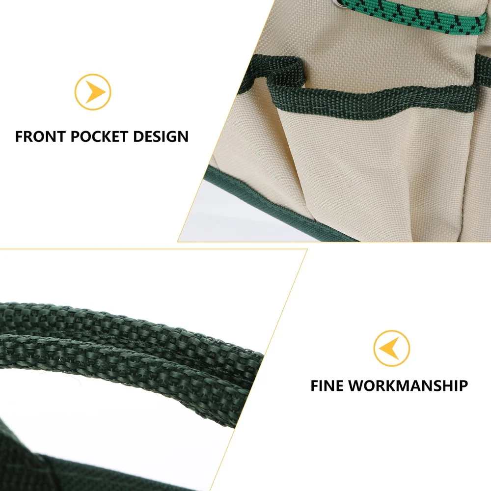 

1pc Professional Gardening Tool Bag Portable Oxford Cloth Storage Tote Bag