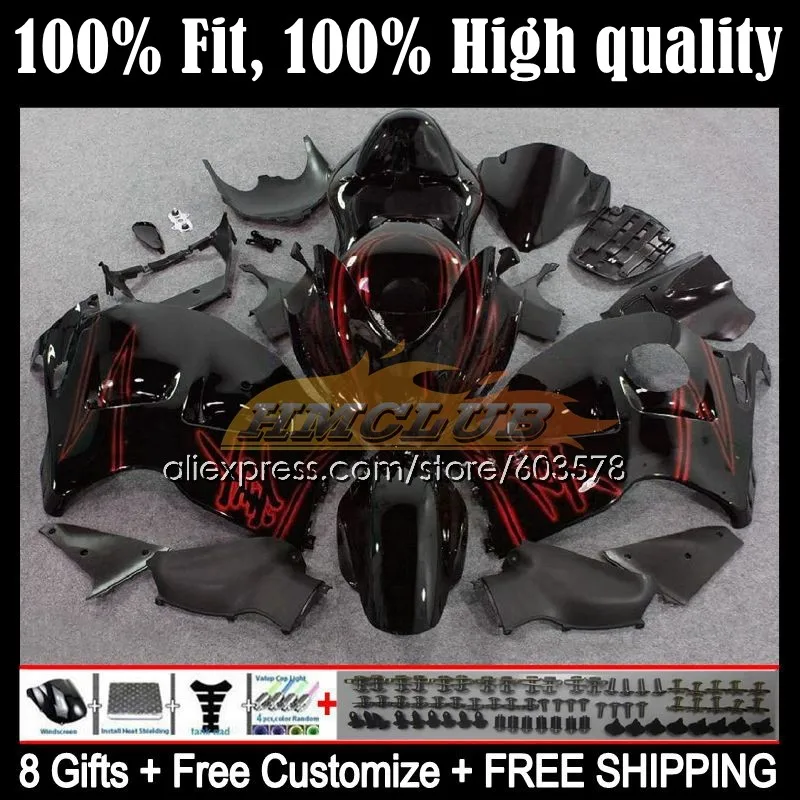 

Инъекция для SUZUKI GSXR1300 Hayabusa 1996 1997 1998 1999 2000 20CL.74 черно-красная фотосессия 02 03 04 05 06 07 обтекатель