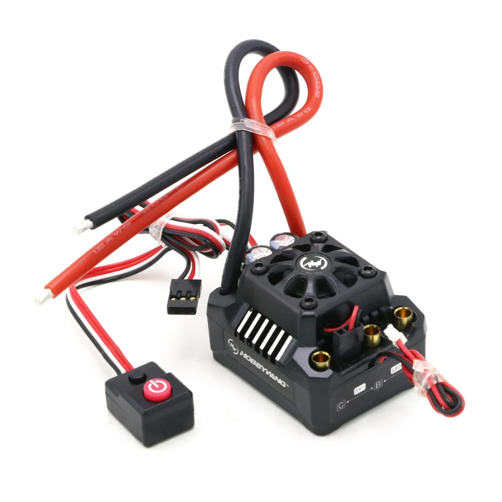 Hobbywing EZRUN Max10 120A ESC водонепроницаемый бесщеточный ESC 1/10 SCT RC Hobby Truck MAX10-SCT 120A