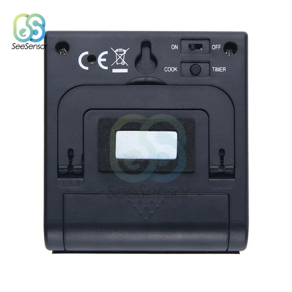 Цифровой кухонный пищевой термометр измеритель температуры для духовки и мяса