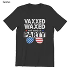 Vaxxed Вощеные и готовые вечерние 4 июля черные белые готические новые женские футболки 120207