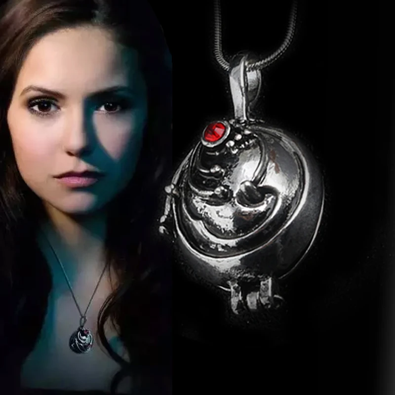 

The Vampire Diaries Necklace Elena Gilbert Vintage Popular Fashion Pendant Beautiful Jewelry Gifts