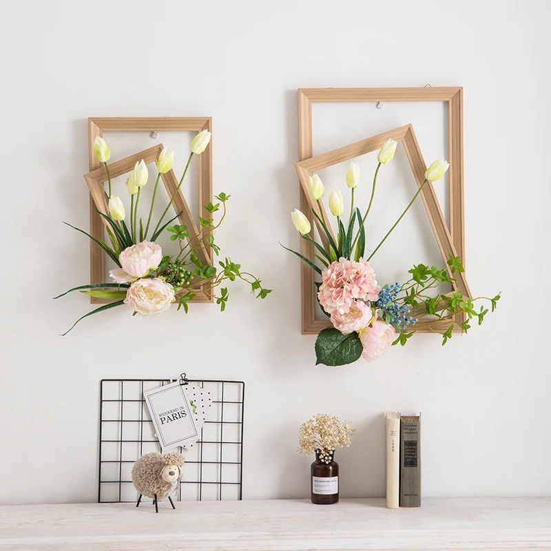 Искусственная Роза для домашнего декора имитация фоторамки цветы искусство