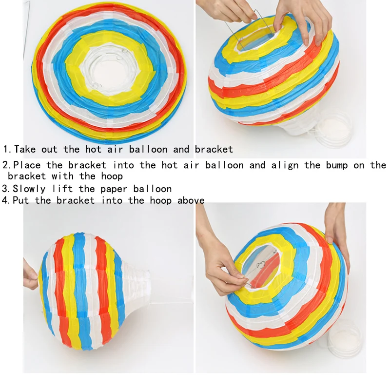 Радуги и облака рисунок праздничный декорационных бумаг на воздушном шаре