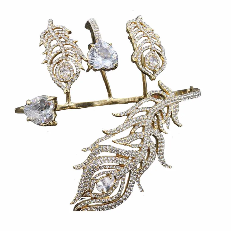 Браслет модная новинка ювелирное изделие в виде кристаллов Шарм золотые