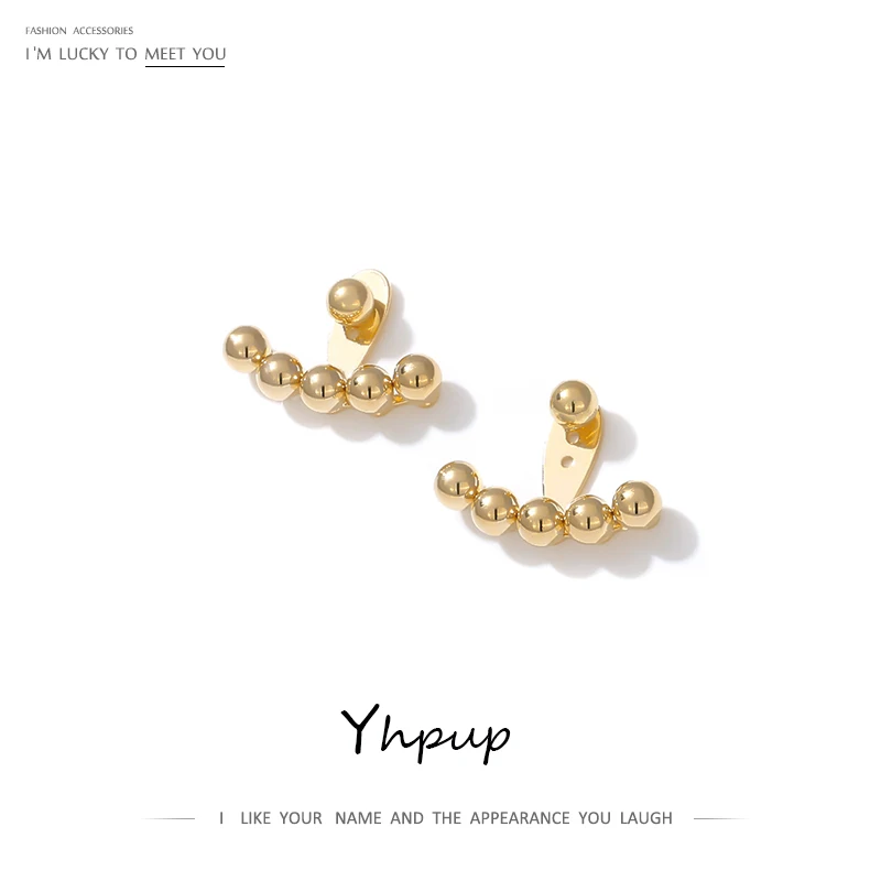 Женские Висячие серьги-гвоздики Yhpup со съемной подвеской высокое качество