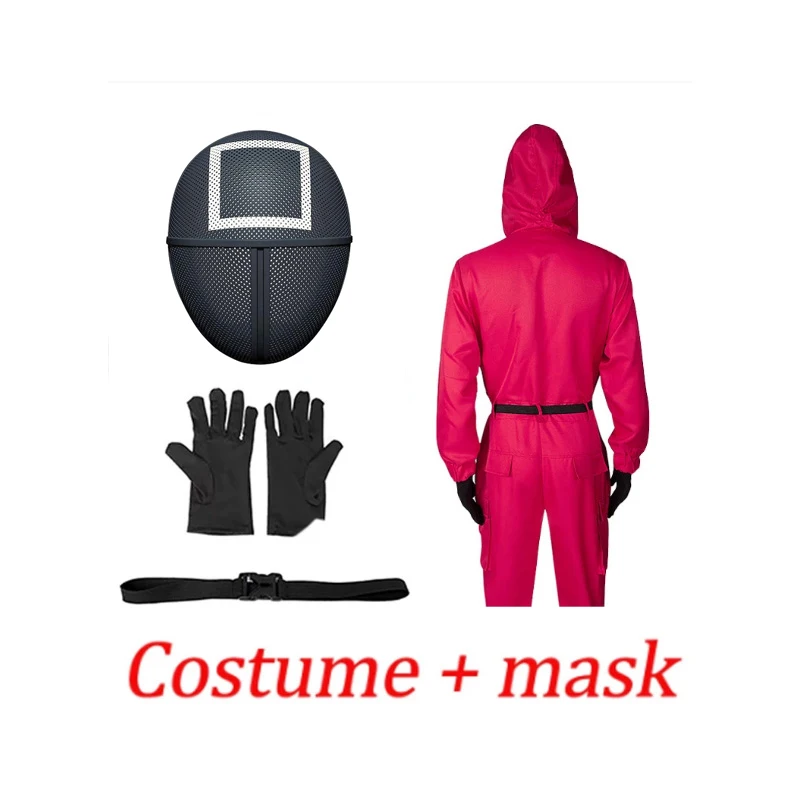 

2021 Squid Game Costumes Jacket Pants Same Sportswear Role Play Men Women Costumes Cosplay Sweatshirts Set