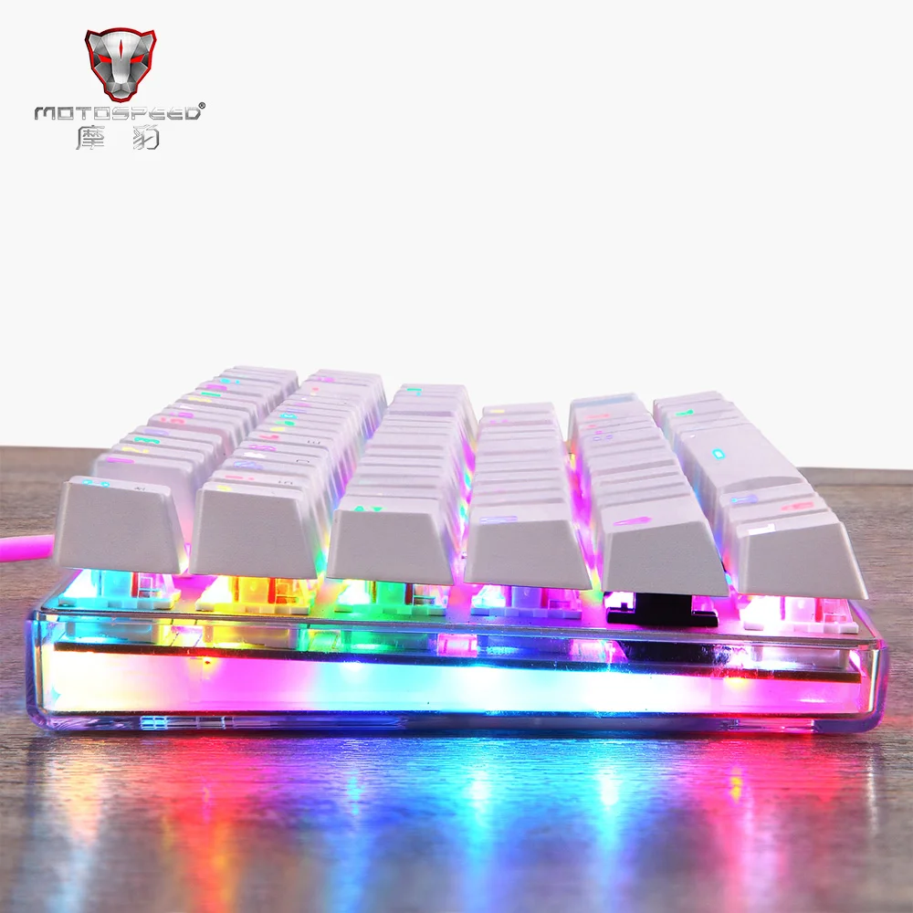 Motospeed K87S механическая клавиатура RGB задний светильник синий и красный