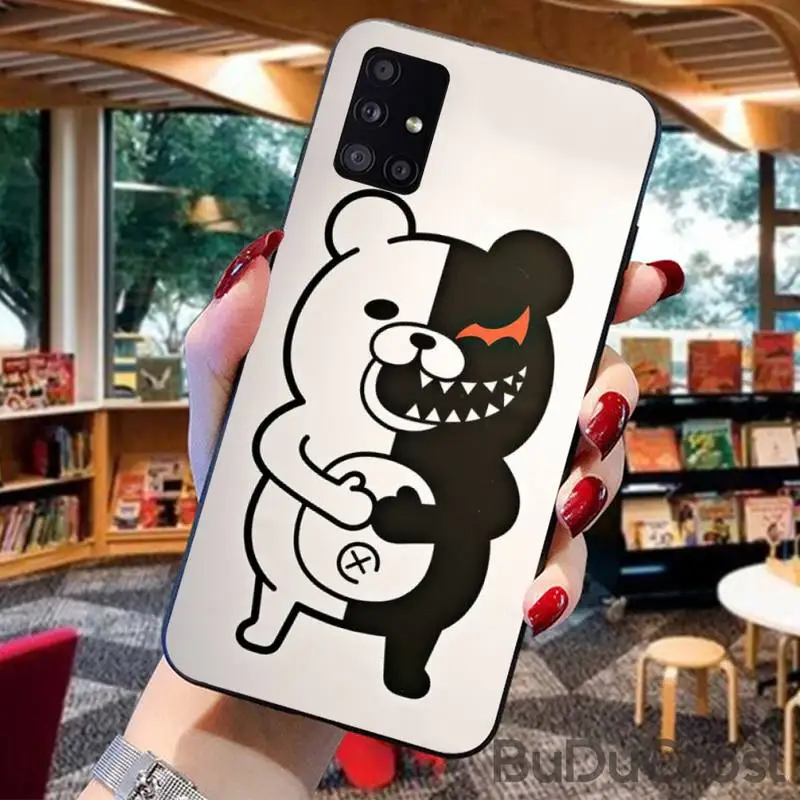 

Cute Kumamon Danganronpa Monokuma Luxury Phone Case For Samsung Galaxy A70 A50 A30 A10
