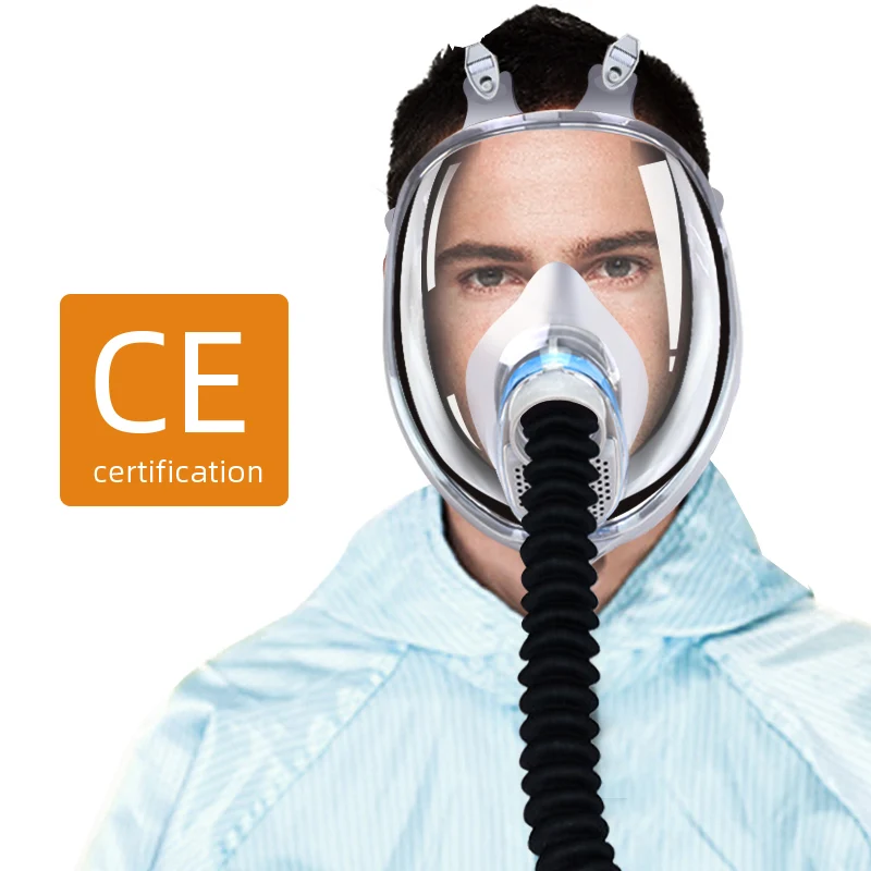 Система респиратора с электрическим постоянным потоком Полнолицевая газовая
