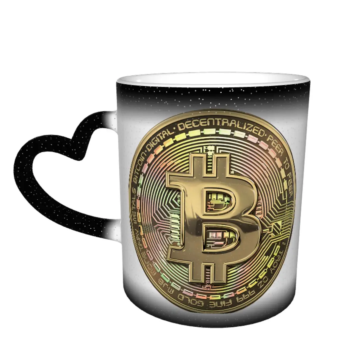 

Bitcoin Mug Porcelain Cafe Mug Color Changing Cheap Fashion Cups