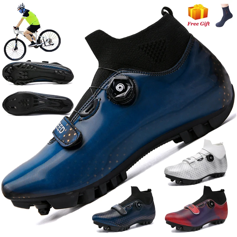 

Lockless MTB bike riding shoes men motorcycle shoes waterproof racing shoes outdoor exposed breathable camp hiking shoes