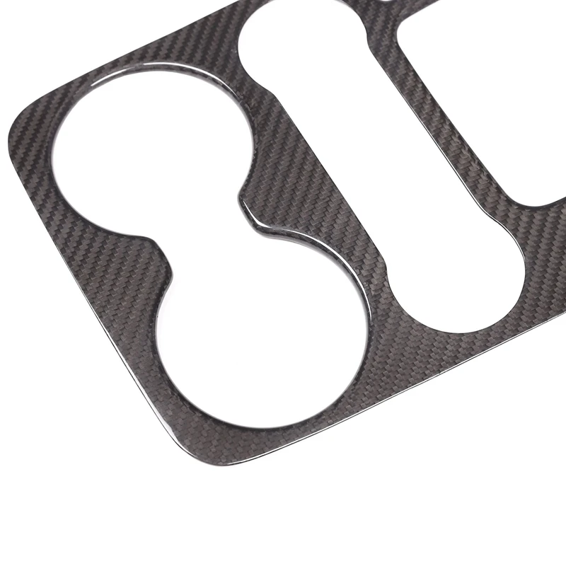 

Car Carbon Fiber Center Console Gear Shift Panel Trim Without Hole for Touareg 2011-2018