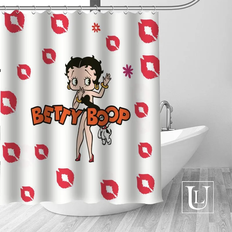 

Hot New Eco-friendly boop Shower Curtain Custom Bathroom Curtain modern Polyester Fabric Thick Waterproof Mildew