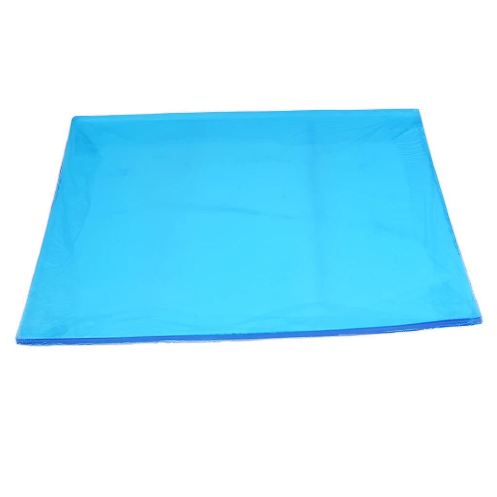 

Blue DIY Motorcycle Seat Gel Pad Damping Elastic Cushion Comfortable Shock Absorption Mats 48x35cm