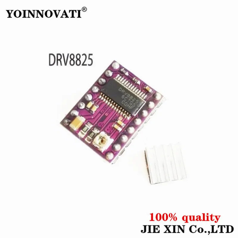 5 шт./лот 3D StepStick DRV 8825 DRV8825 Драйвер шагового двигателя Модуль несущей Reprap 4 слоев PCB
