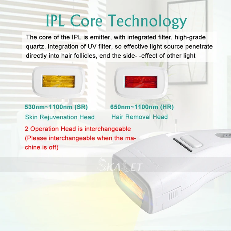 Портативная лазерная эпиляция Elight IPL 2 в 1 2022 устройство для омоложения волос |