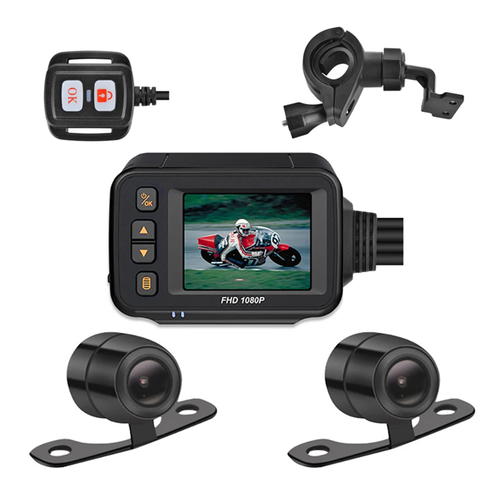 

S3 1080P HD G-сенсор мотоциклетная камера, записывающее устройство, автоматическая запись, водительский регистратор, водонепроницаемый видеоре...
