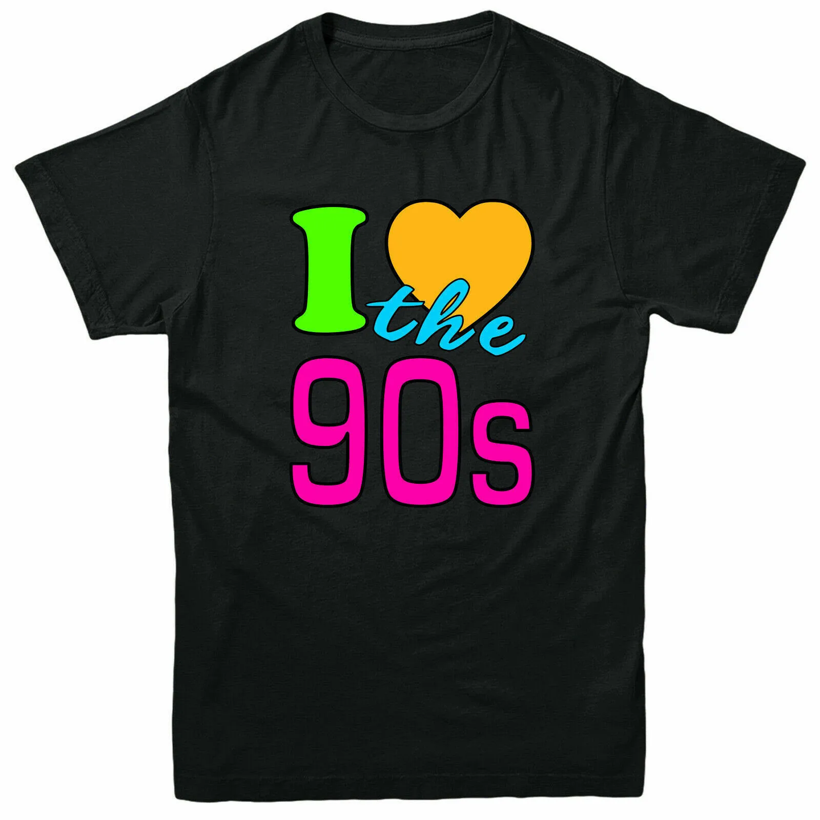 I love 90's Футболка мужская и женская забавная винтажная Ретро музыкальная