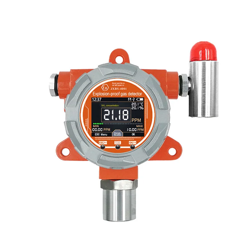 

RS485 4-20mA explosion-proof fixed gas sensor nh3 ammonia gas leak detector