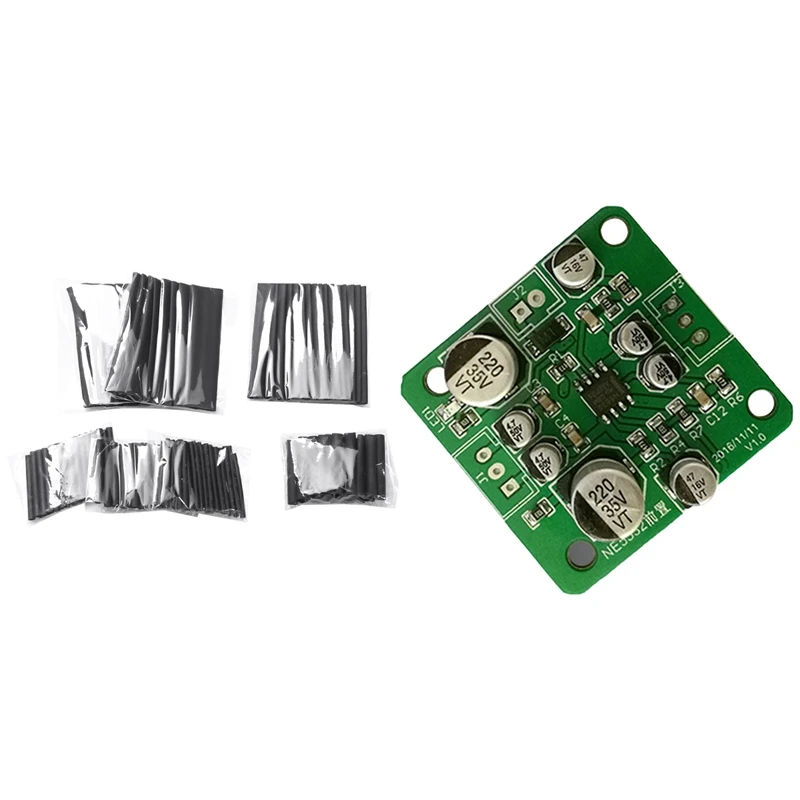 

127 шт. термоусадочные трубки 2:1 кабель защитная трубка & 1 шт. NE5532 OP-AMP предусилитель тональная плата