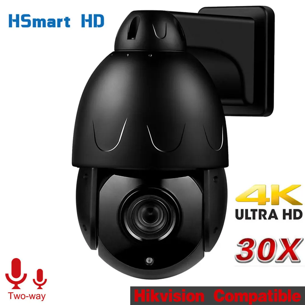 

IP-камера Hikvision, 8 Мп, 4K, PTZ, 30-кратный зум, H.265