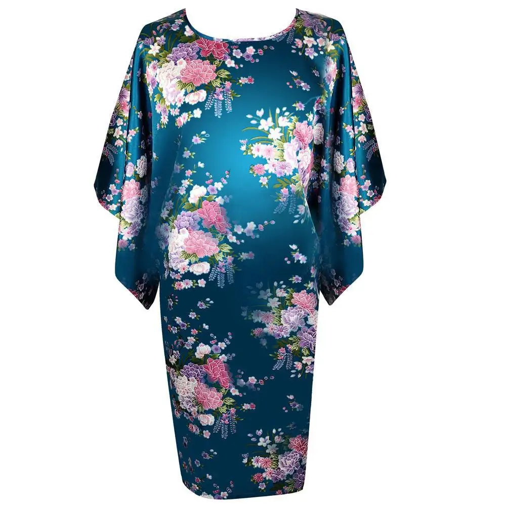 Женское пикантное свободное домашнее платье винтажный кафтан для ванной пижамы