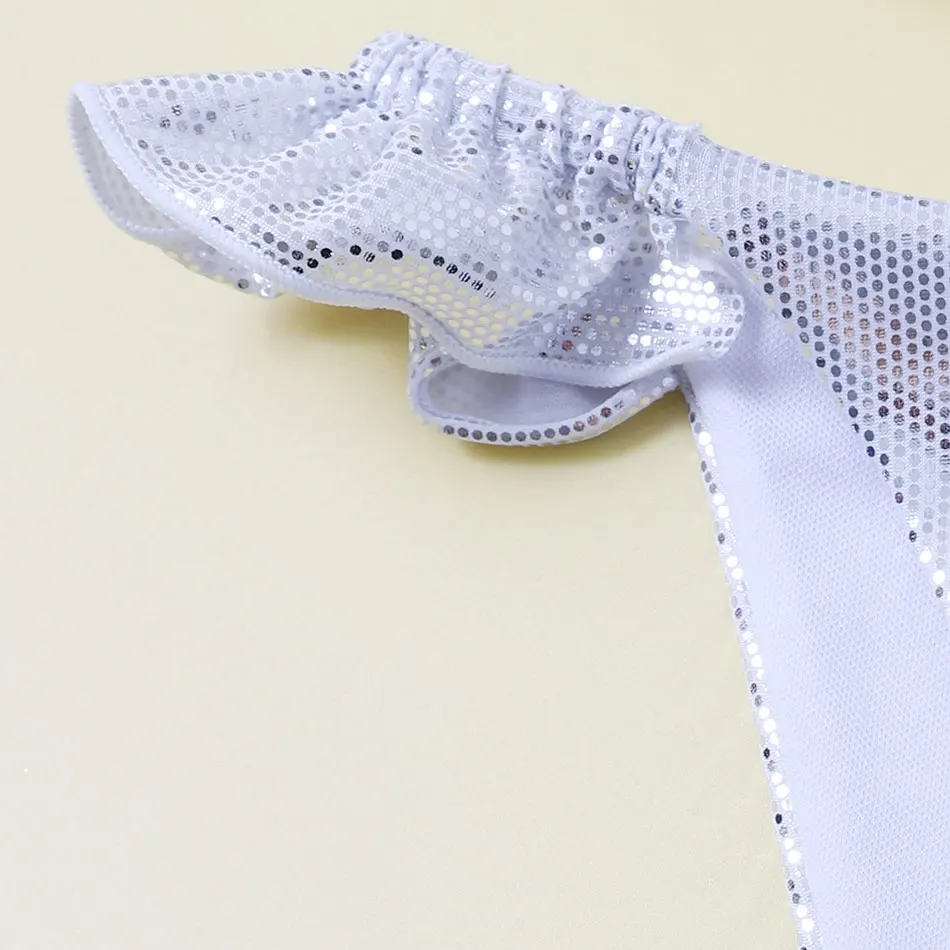 Купальник-бикини с оборками для девочек цвет в ассортименте 1 шт | Спорт и