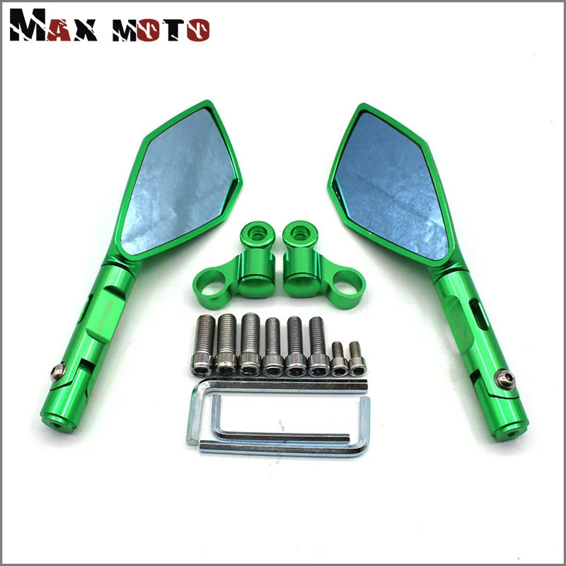 

Для KAWASAKI NINJA ZX6R ZX6R ZX636 ZX10R ZX-10R ZX 6R 10R универсальные аксессуары для мотоцикла CNC алюминиевая сторона заднего вида