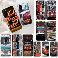 cutewanan firetrucks pictures fire truck phone case for samsung s20 plus ultra s6 s7 edge s8 s9 plus s10 5g lite 2020