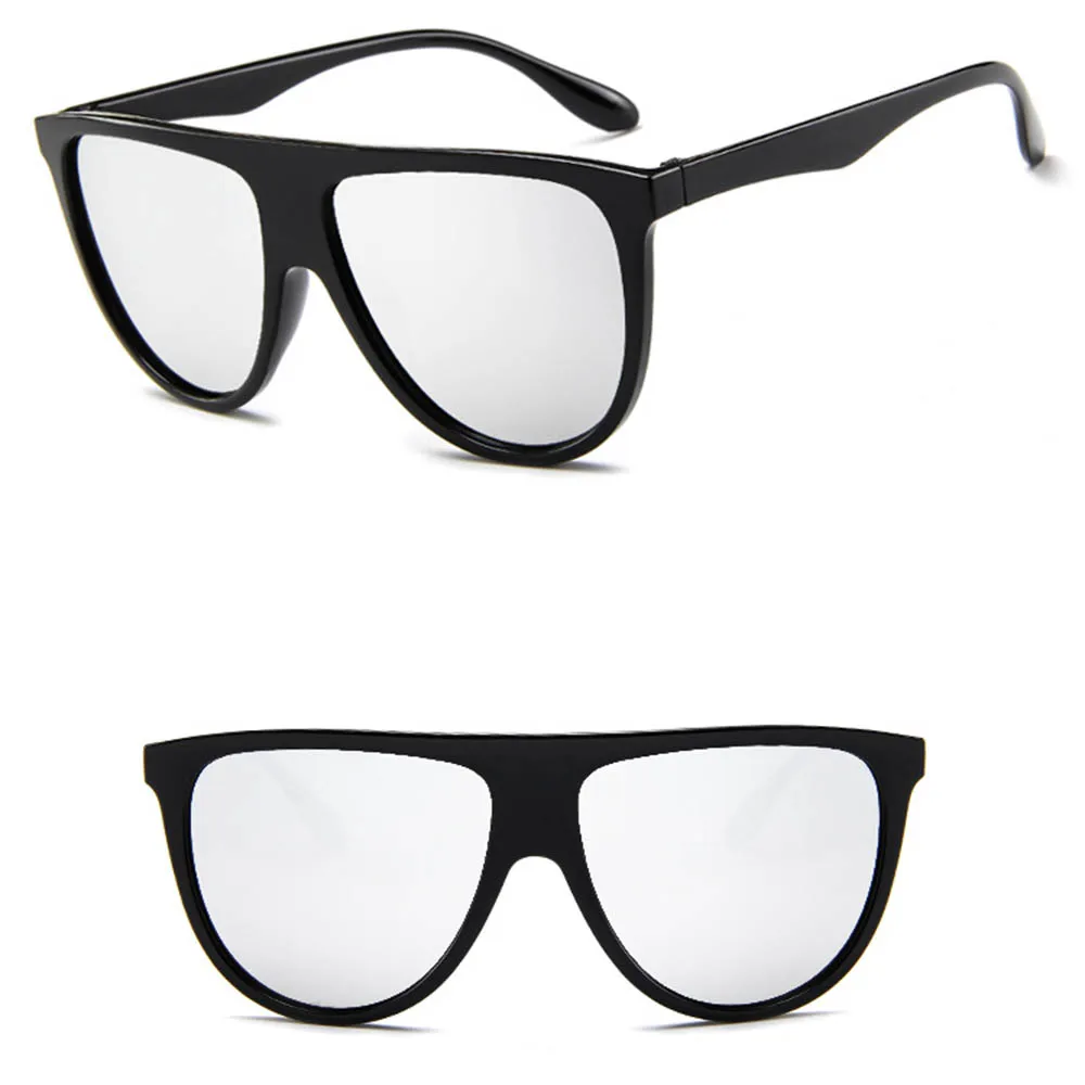 2019 Модные женские тонкие роскошные солнцезащитные очки кошачий глаз с плоским