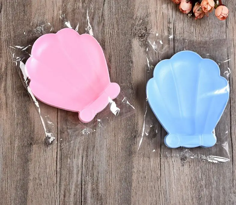 Одноразовая пластиковая посуда в форме ракушки столовая оптовая продажа закуски