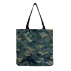 Сумка женская льняная с принтом, Стильная вместительная Экологически чистая Сумочка для покупок в китайском стиле