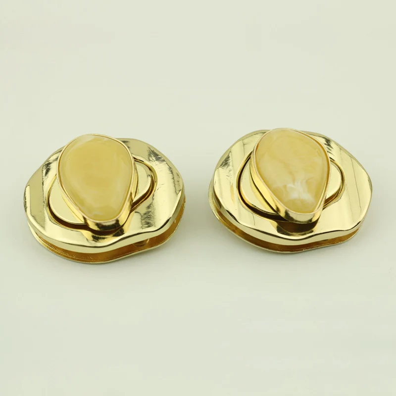 

6 шт. высококачественный инкрустированный акриловый замок для сумок, поворотный замок, замок для сверлильного мешка, аксессуары для багажа своими руками