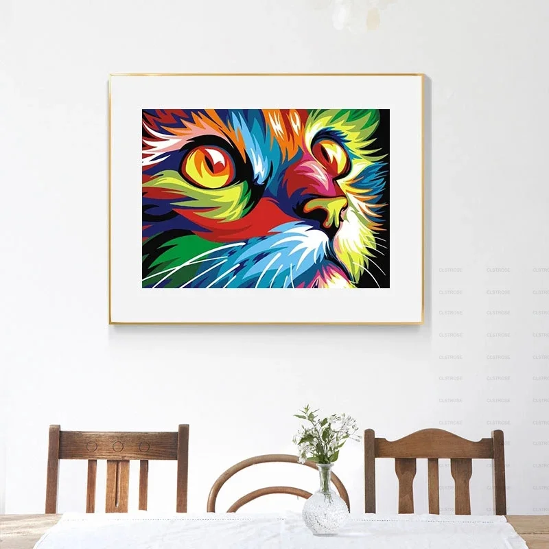 

Diamond Painting Diy 5D European Style Acrylic Material Color Painting Lion Monkey Bear Dog Cat All Kinds of Animal Oil Paint