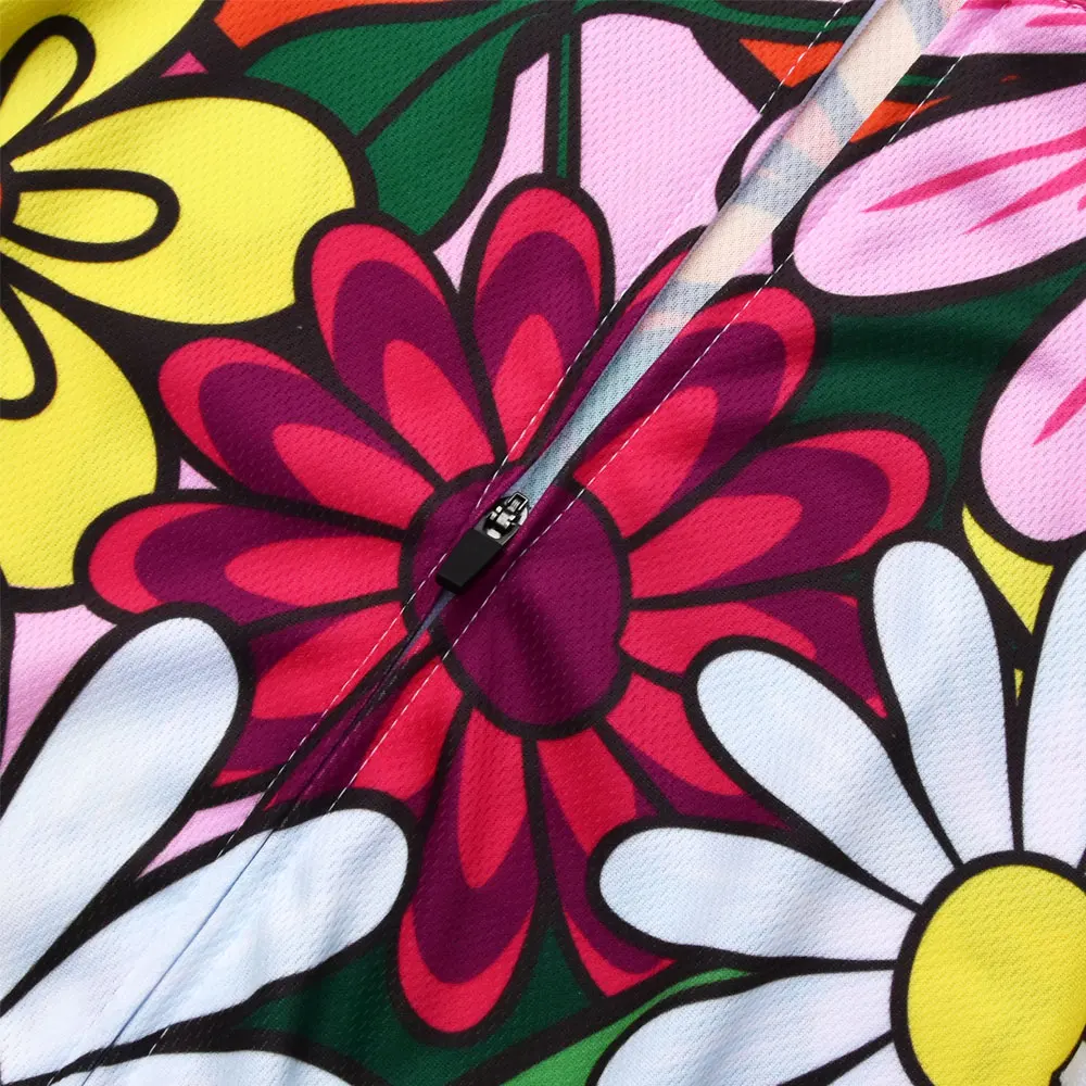 Веломайка Cyling женская с коротким рукавом рубашка сублимированным принтом одежда