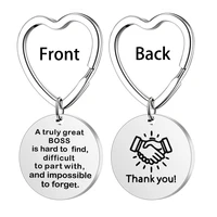 boss gift office appreciation gifts for boss thank you keychain for mentor leader supervisor retirement leaving keyring coworker