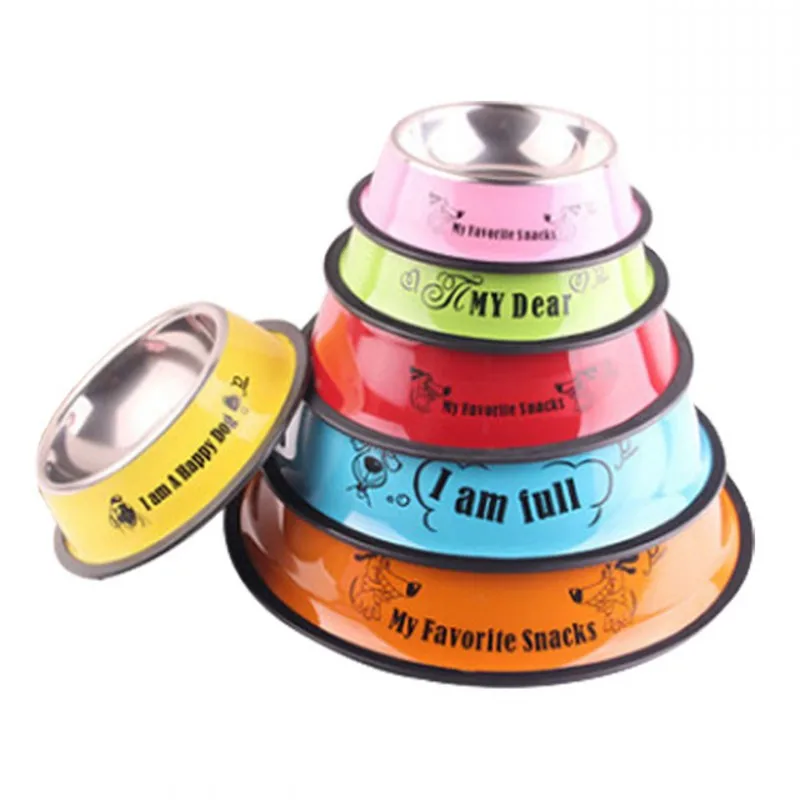 

S-2XL Non-Slip Cat Bowl Dog Bowl Feeder Pet Feeding Cat Food Bowl Cat Food Pet Bowl Dog Food Product Supply