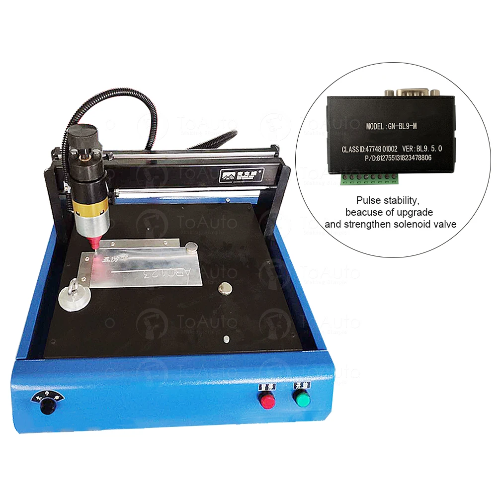 300*200 мм электронная металлическая маркировочная машина для промышленной