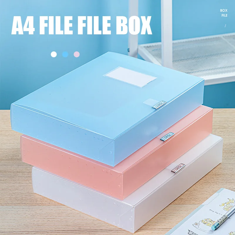 

A4 Pockets Expanding File Folder Organizer Portable Business File Office File Box Supplies Document Holder Large-capacity
